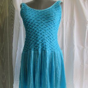 turquoise blue product of Greece dress